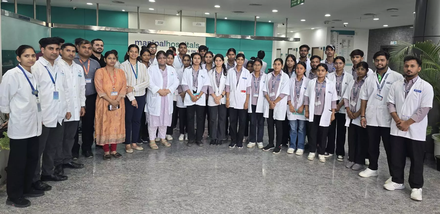 FAHS Students Academic Visit to Manipal Hospiital, Gurugram