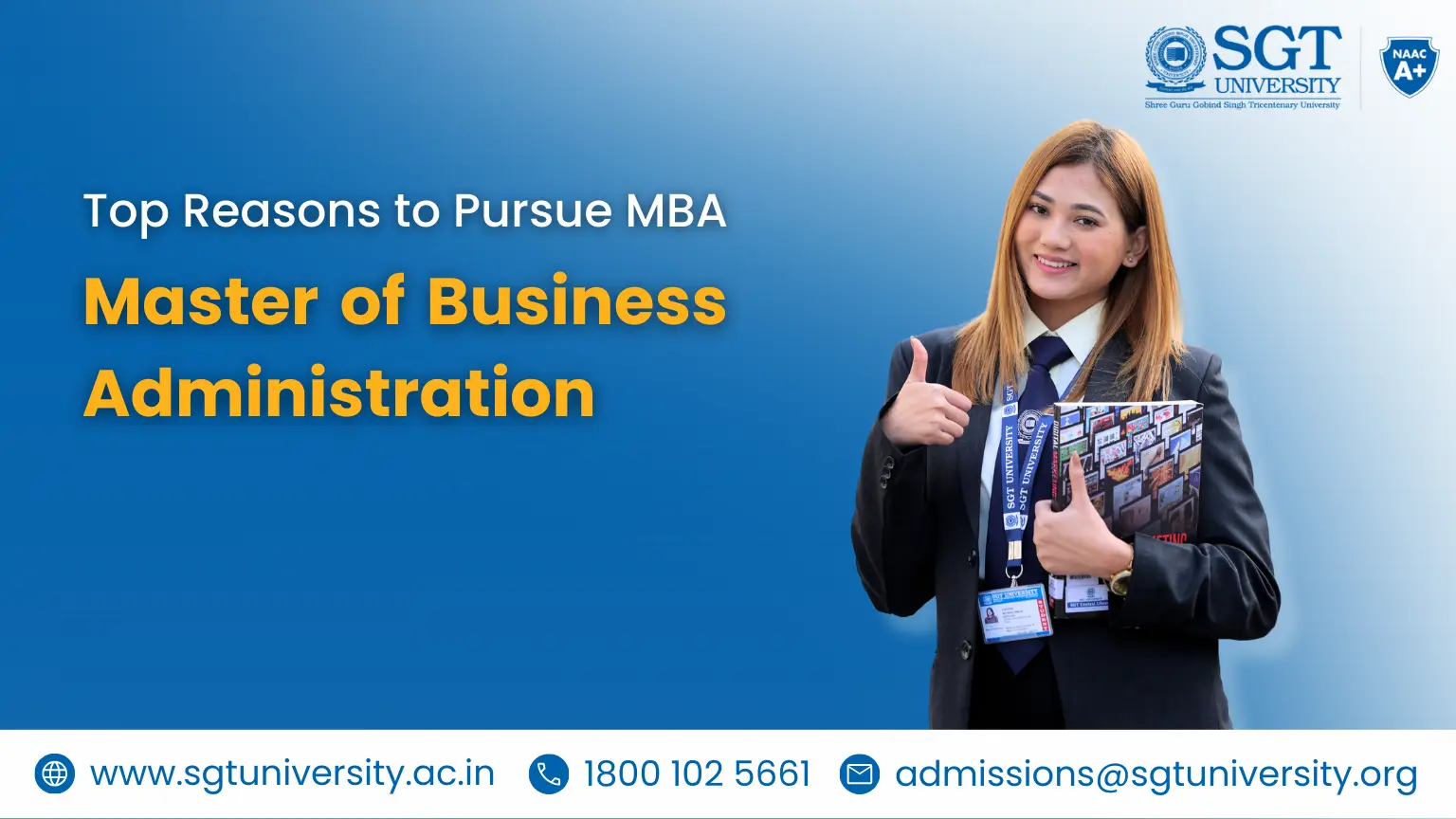 MBA Courses: Top Reasons to Pursue an MBA Course at SGT University