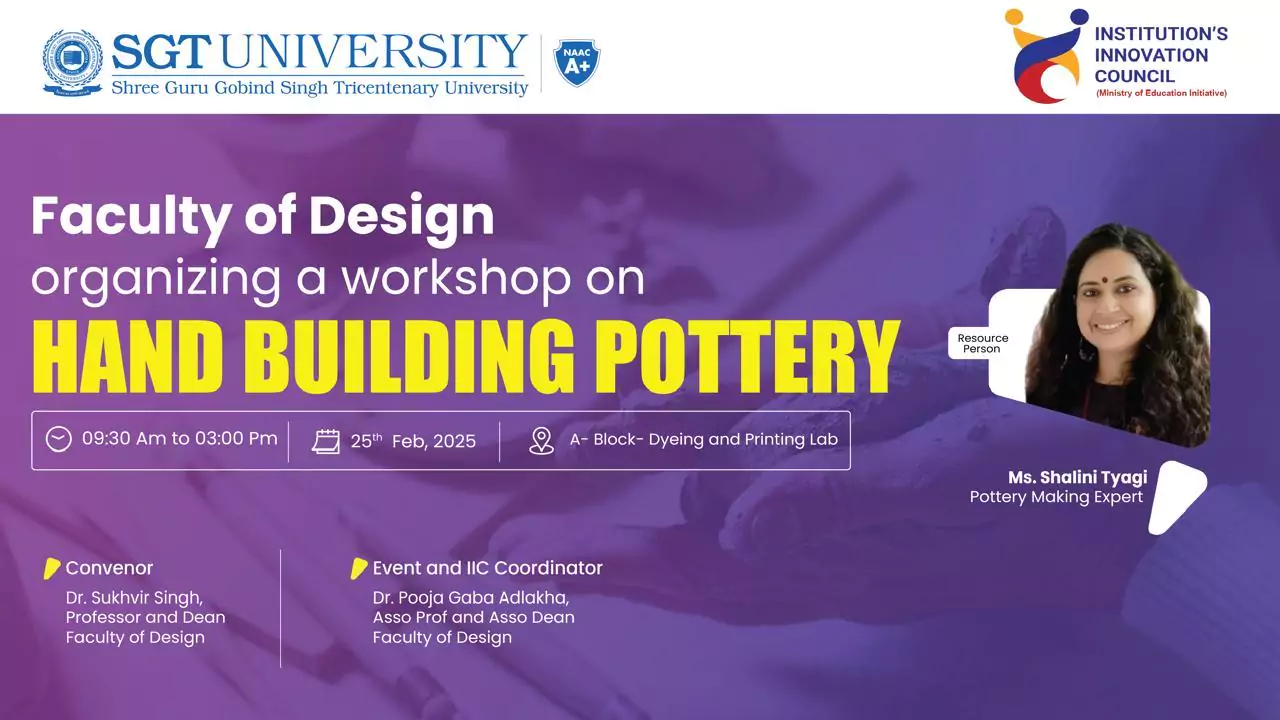 Workshop on Hand Pottery