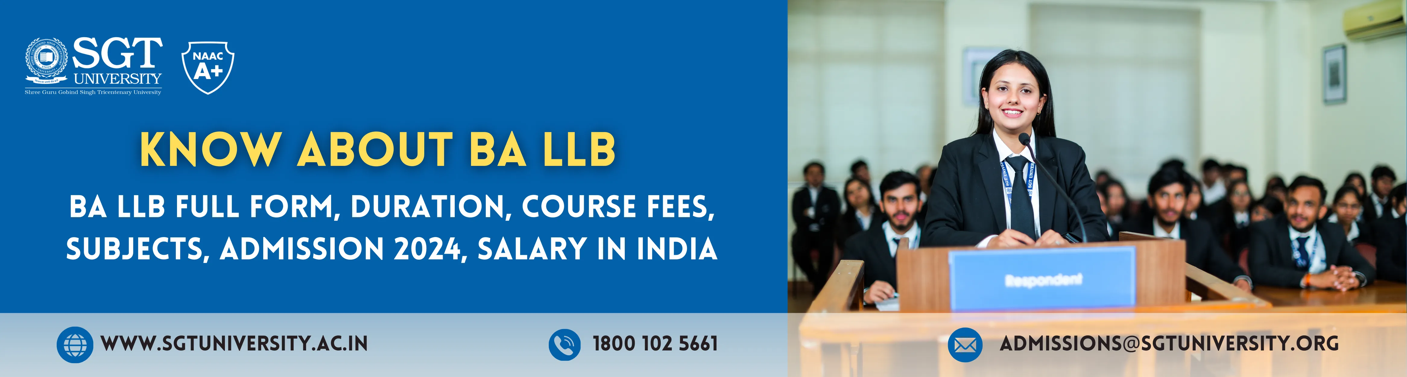 Know About BA LLB: Full Form, Duration, Fees, Subjects, Admissions 2024 & Salary in India
