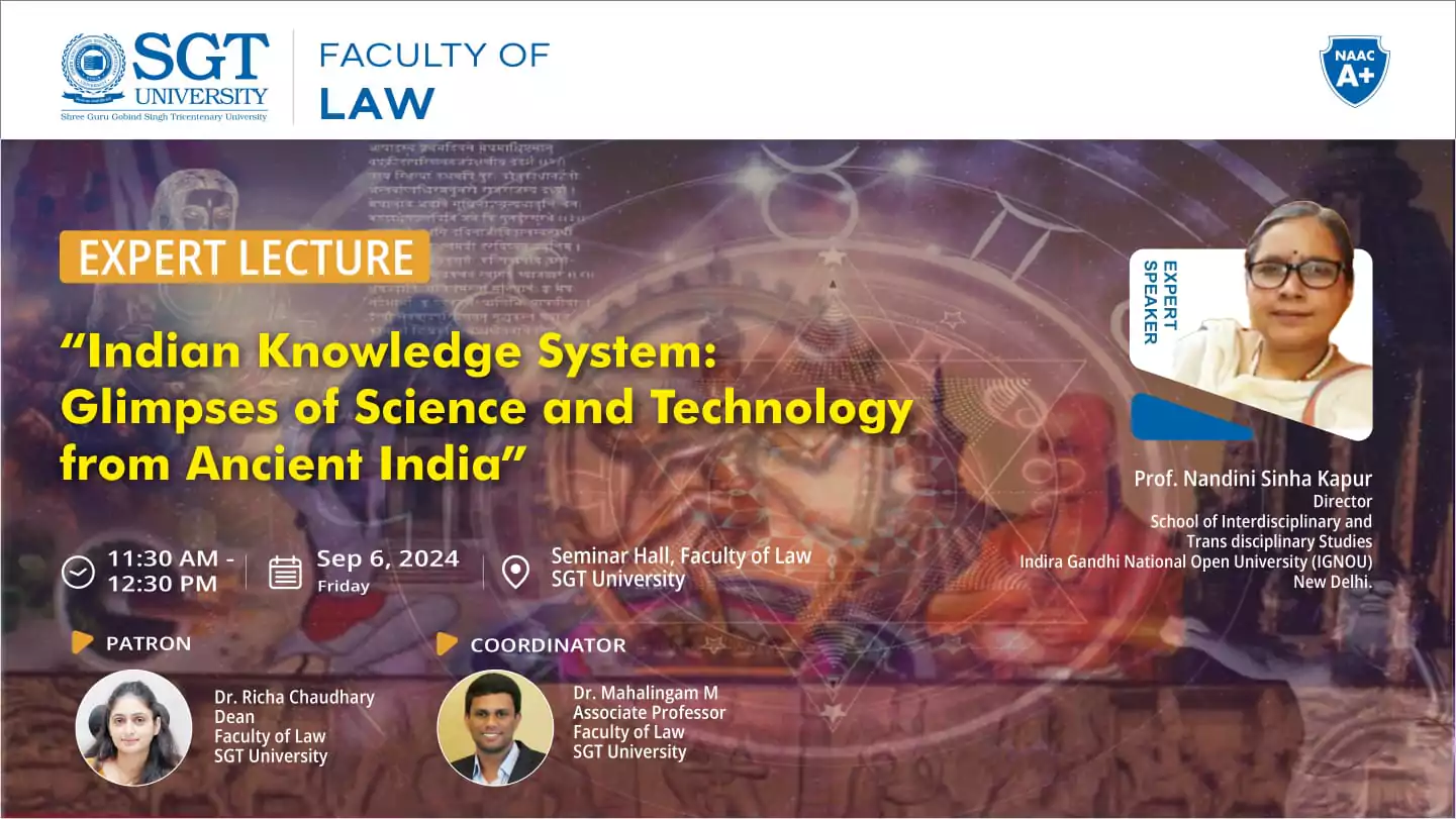 Indian Knowledge System: Glimpses of Science and Technology from Ancient India