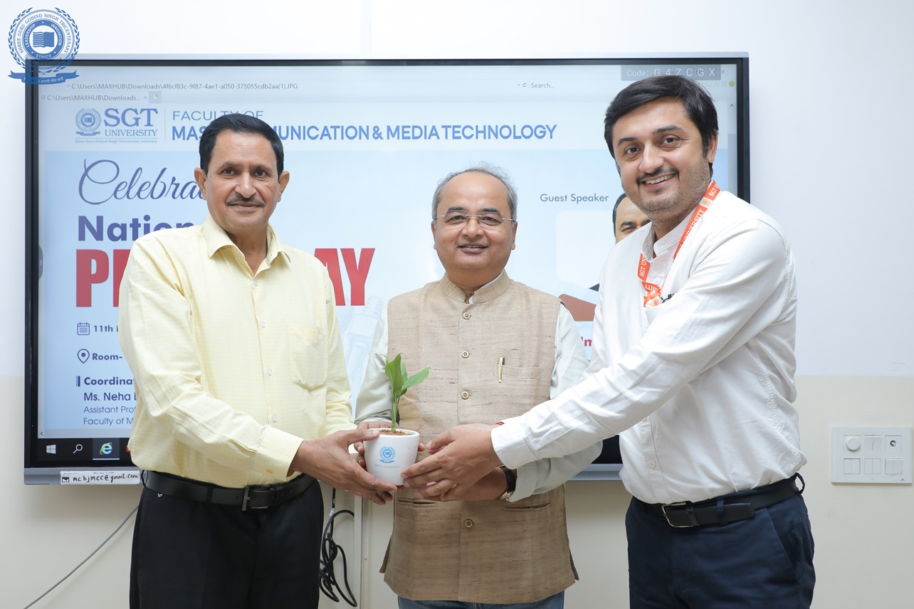 Celebrating National Press Day with Insights from Media Veteran at SGT University