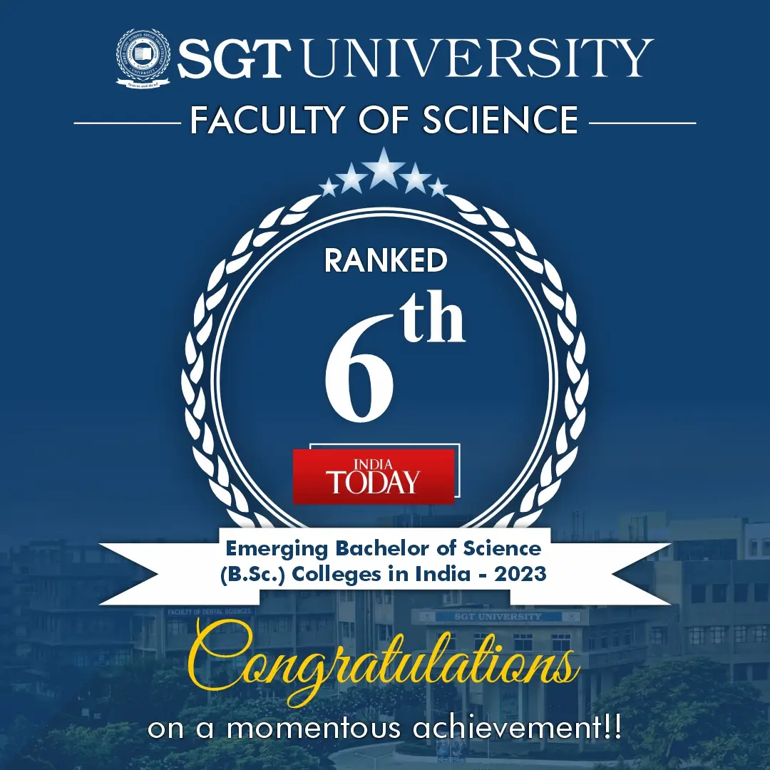 The Faculty of Applied and Basic Sciences: Ranked 6th By India Today 2023